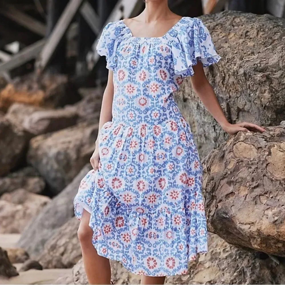 Ro's Garden Jenna Midi Dress